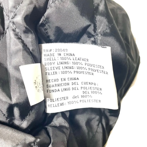 Preswick & Moore Black 100% Leather Zip Up Jacket Size S Unisex - Picture 5 of 5